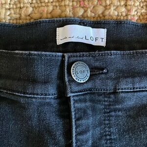 Black Loft Jeans - straight fit